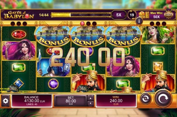 Scatter win triggers the free spins feature