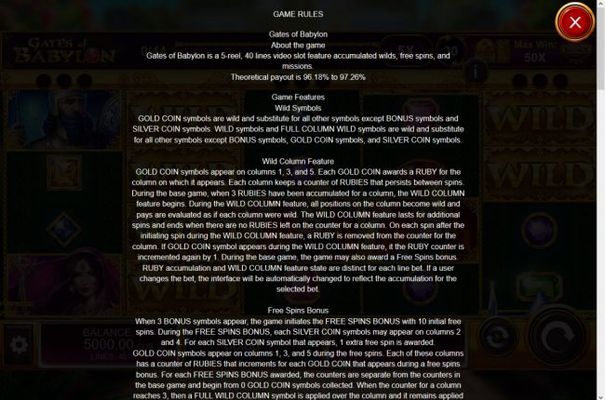 General Game Rules
