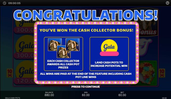 Cash Collection Feature