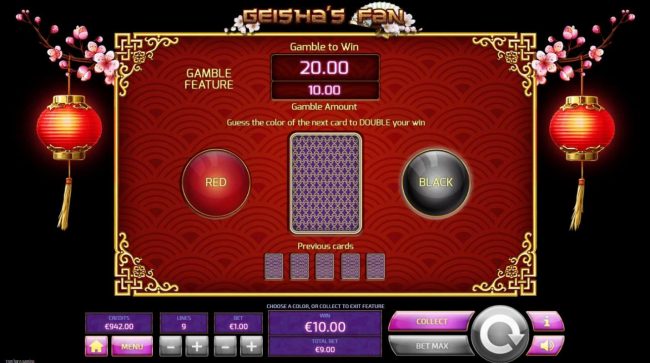 Gamble Feature Game Board