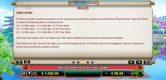 Free Spins Rules