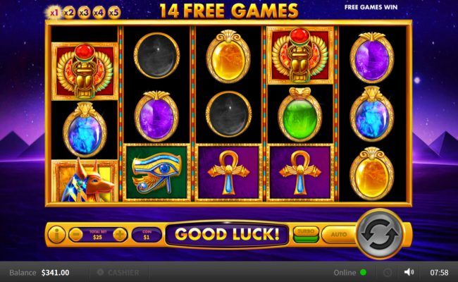 Free Spins Game Board