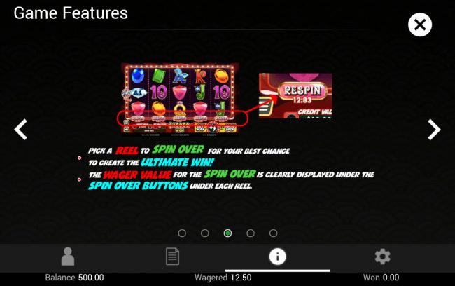 Scatter win triggers the free spins feature