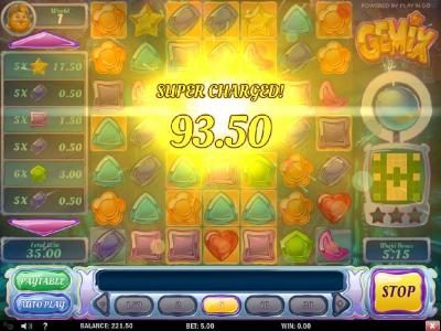 Crystal Charge leads to a Super Charged 93.50 big payout