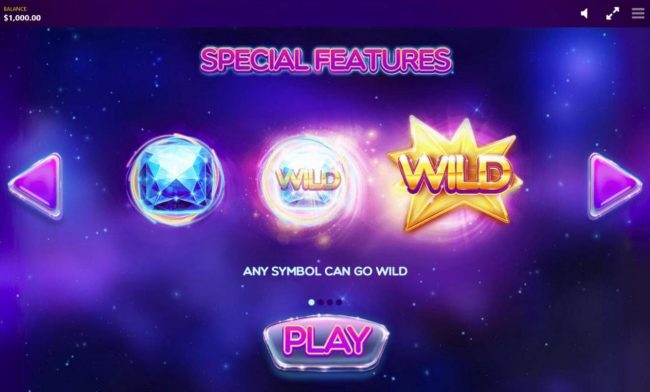 Special Features - Any symbol can go wild.