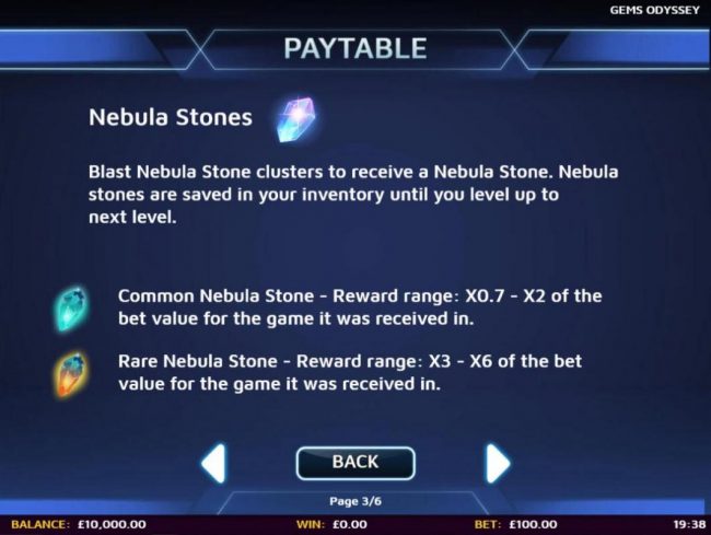 Nebula Stones Rules