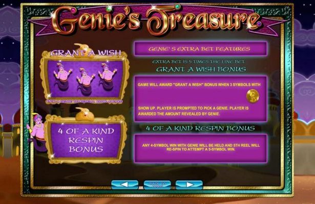 Grant A Wish and Respin Bonus Rules