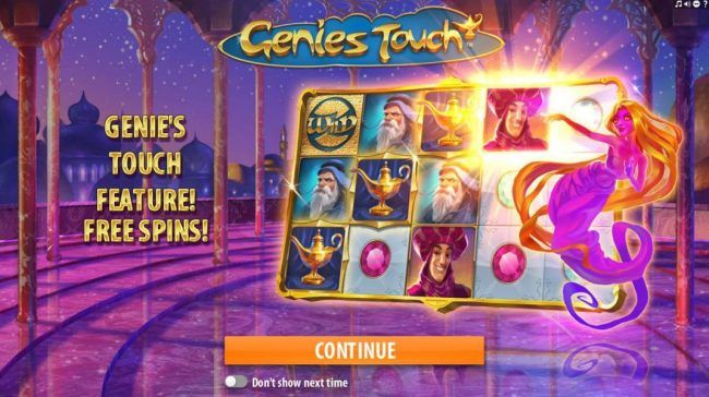 Splash screen - game loading - Free Spins!