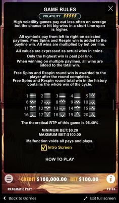 General Game Rules