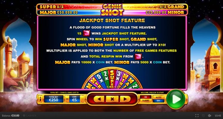 Jackpot Shot Feature