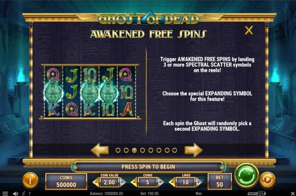 Ghost of Dead :: Awakened Free Spins