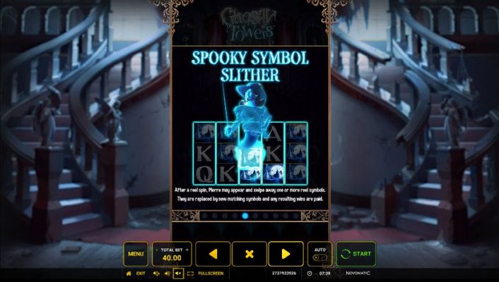 Spooky Symbol Slider Feature Rules