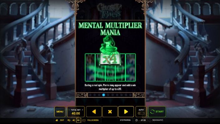 Ghostly Towers :: Mental Multiplier Mania Feature Rules
