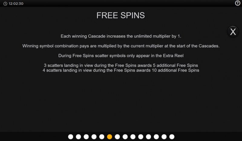 Gimme Gold Megaways :: Free Spin Feature Rules