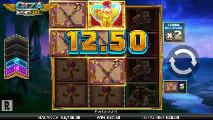 Free Spins Game Board