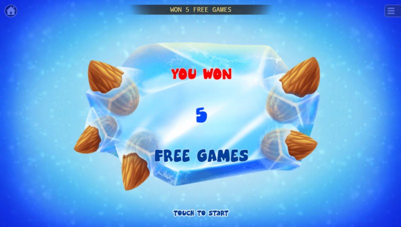 5 Free Spins Awarded