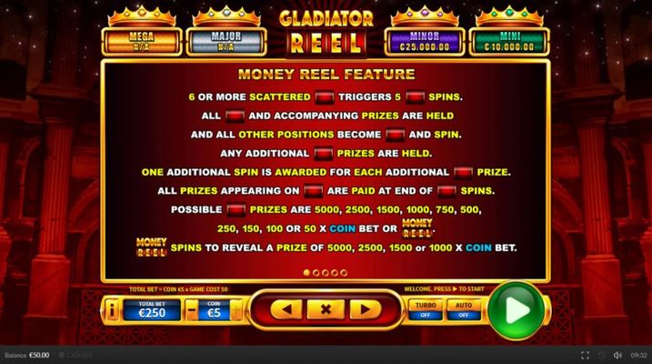 Money Reel Feature