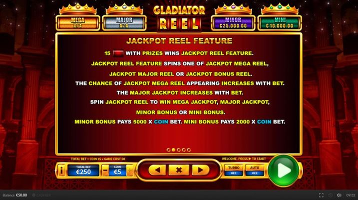 Jackpot Reel Feature