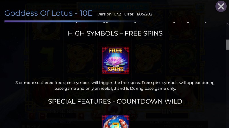 Free Spin Feature Rules