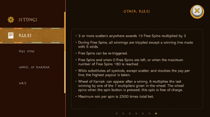 Gods of Karnak :: General Game Rules