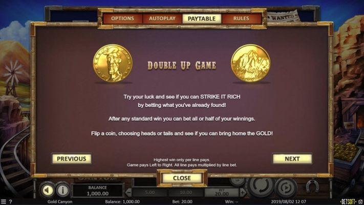 Gamble Feature Rules