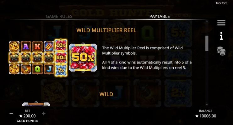 Wild Multiplier Wheel