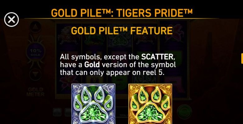 Gold Pile Tigers Pride :: Feature Rules