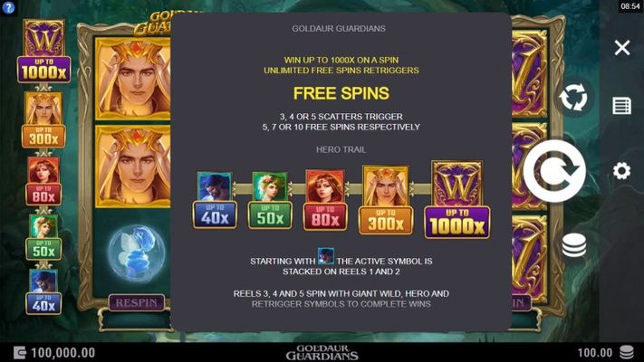 Free Spin Feature Rules