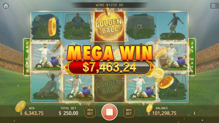 Golden Ball :: Mega Win
