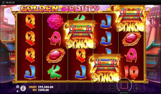 Scatter symbols triggers the free spins feature