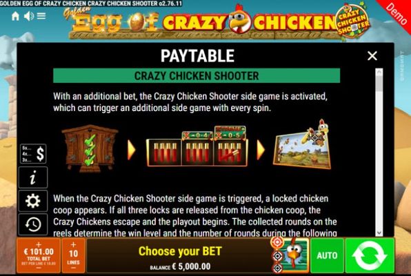 Crazy Chicken Shooter Rules