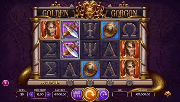 Golden Gorgon :: Base Game Screen
