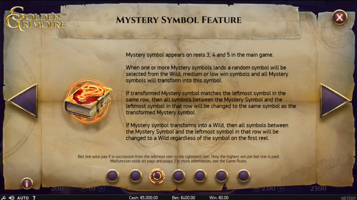 Golden Grimoire :: Mystery Symbol Rules