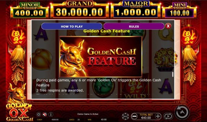 Golden Cash Feature