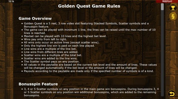 General Game Rules