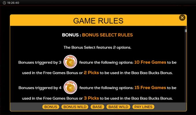 Golden Sheep :: Free Spin Feature Rules