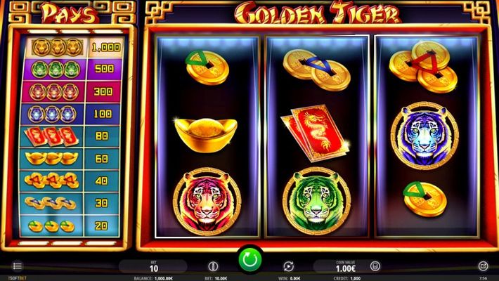 Golden Tiger :: Main Game Board