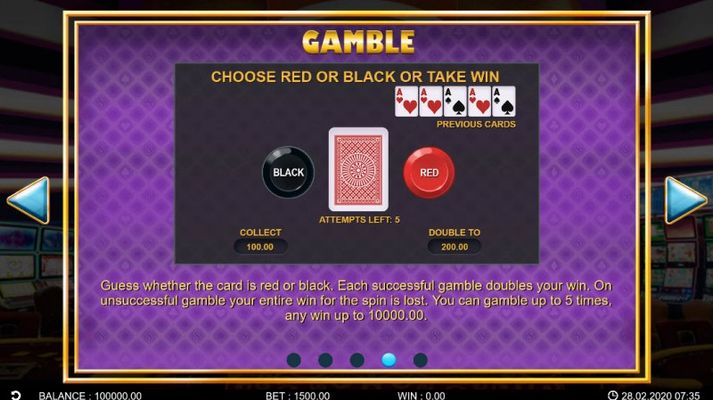 Gamble Feature Rules