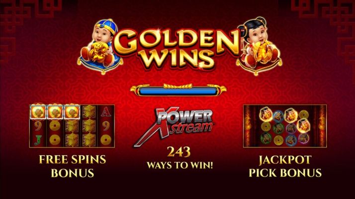 Review the free play Golden Wins slot thought up by AGS