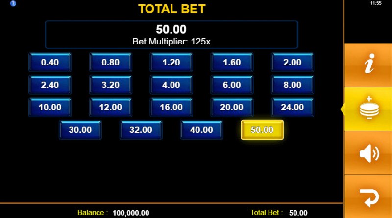 Available Betting Options