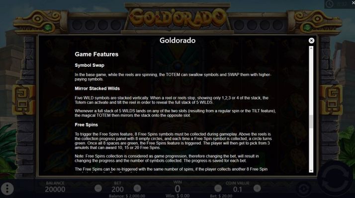 Gold'orado :: Feature Rules