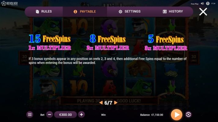 Free Spins Rules