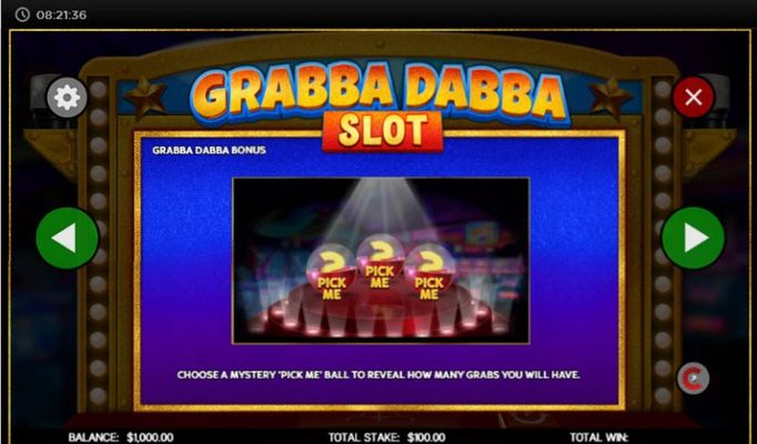 Grabba Dabba Slot :: Bonus Game Rules