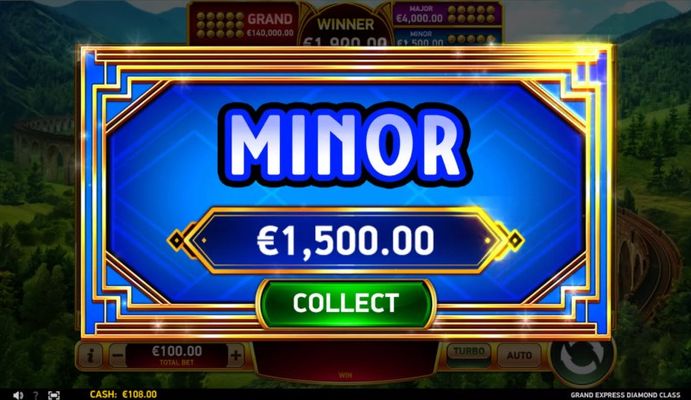 Minor Jackpot Awarded