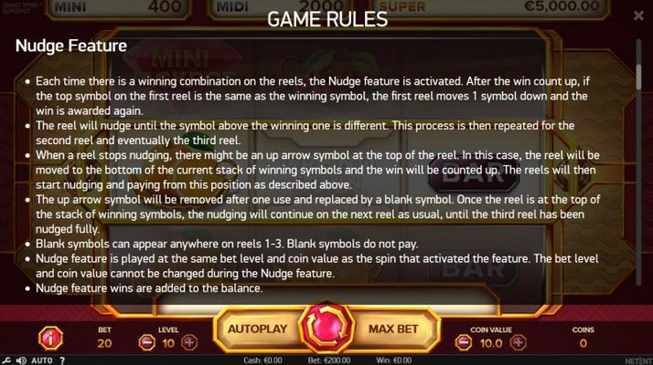 Nudge Feature