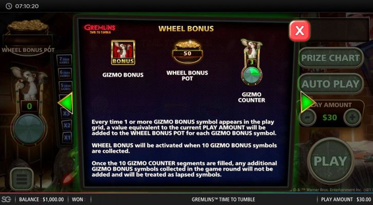 Wheel Bonus