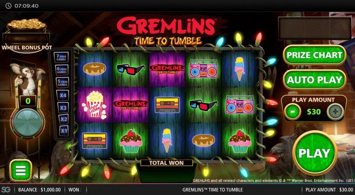 Gremlins Time to Tumble :: Base Game Screen