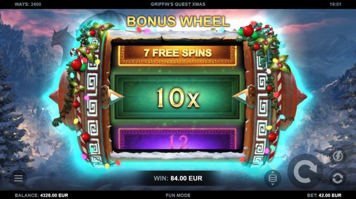 Spin the wheel for a chance to win big