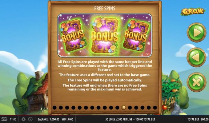 Free Spins Rules