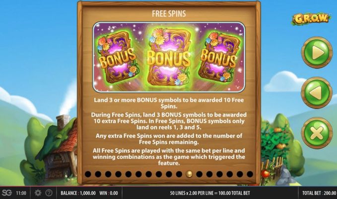 Free Spins Rules